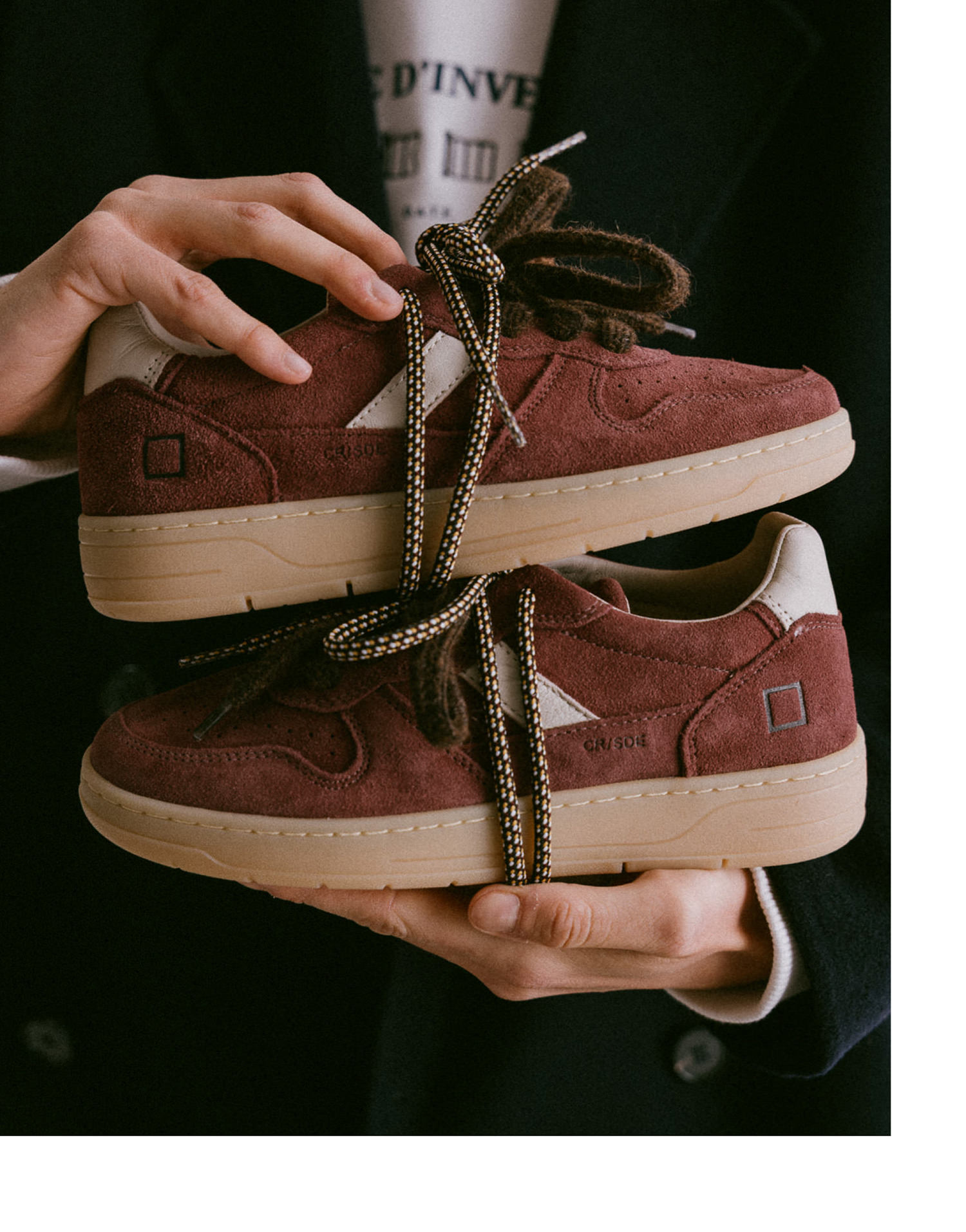 COURT 2.0 SUEDE BORDEAUX