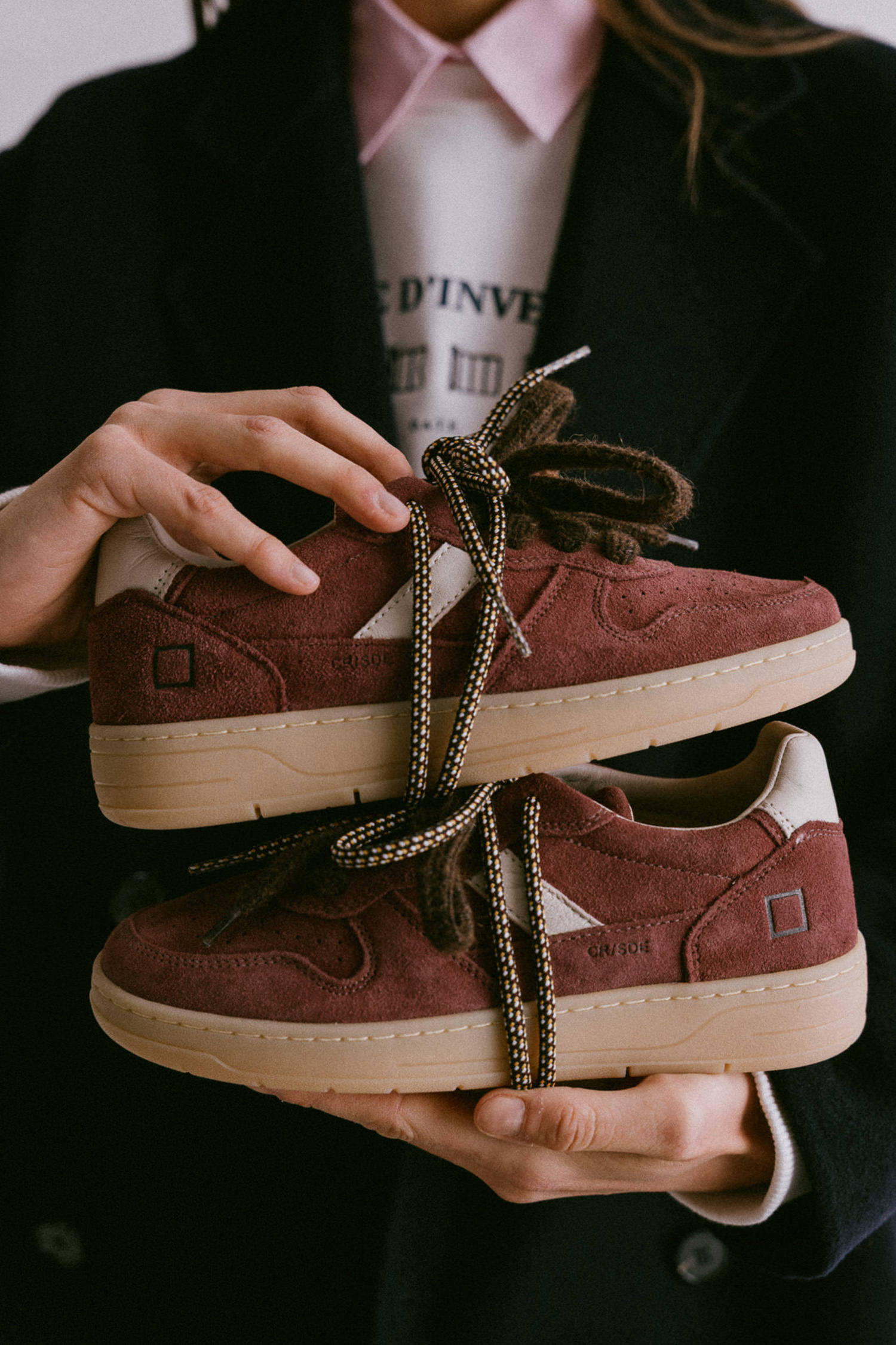 COURT 2.0 SUEDE BORDEAUX