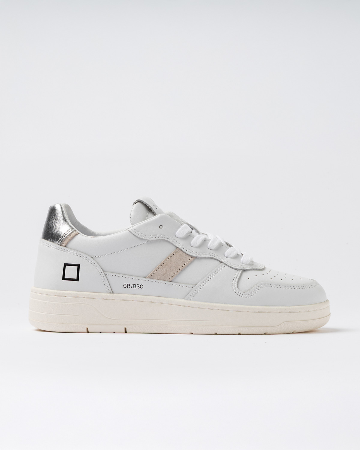 D.A.T.E.: COURT 2.0 BASIC WHITE-SILVER