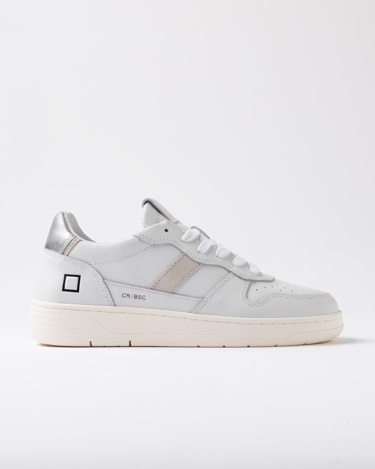 D.A.T.E.: COURT 2.0 BASIC WHITE-SILVER
