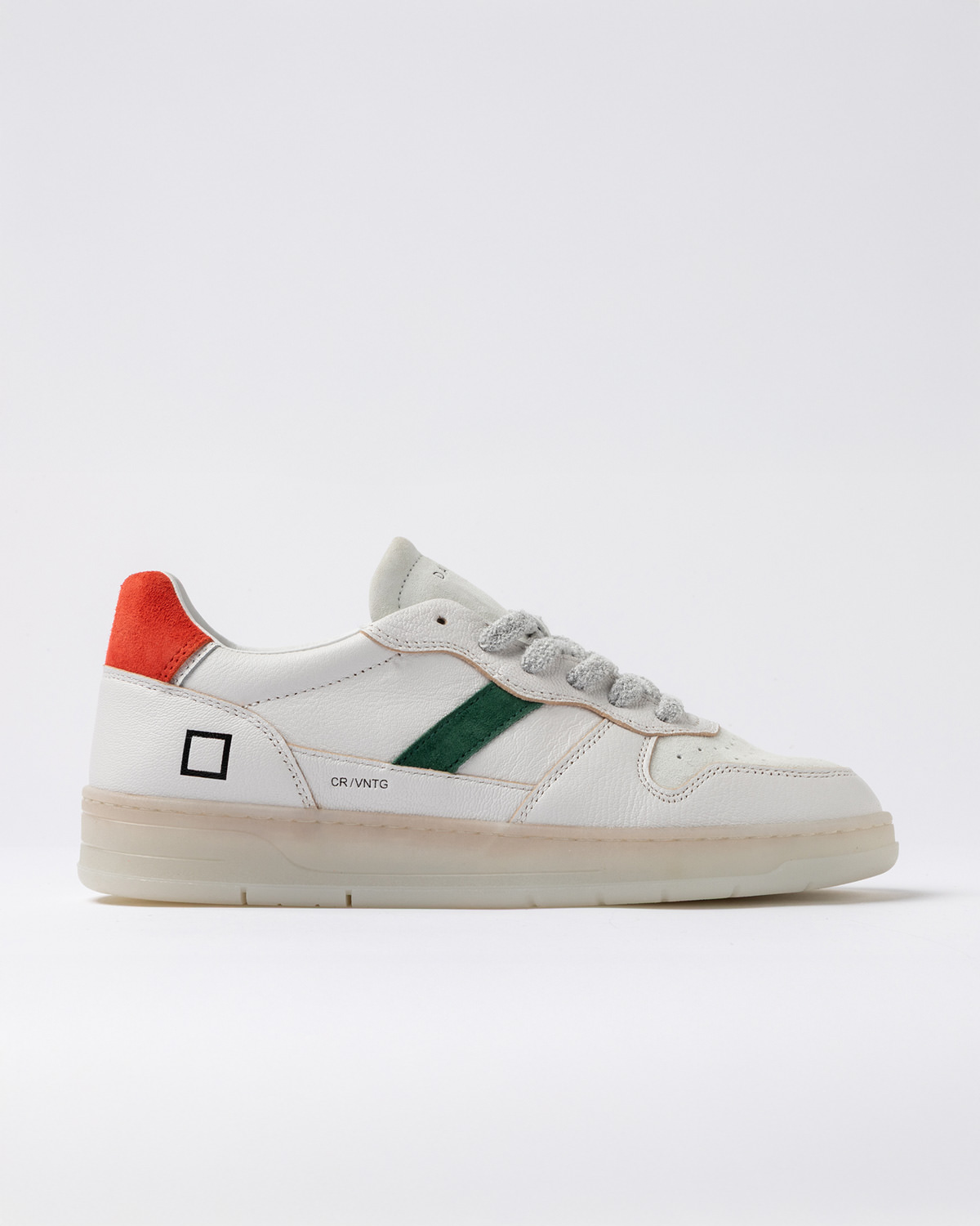 D.A.T.E.: COURT 2.0 NATURAL WHITE-ORANGE