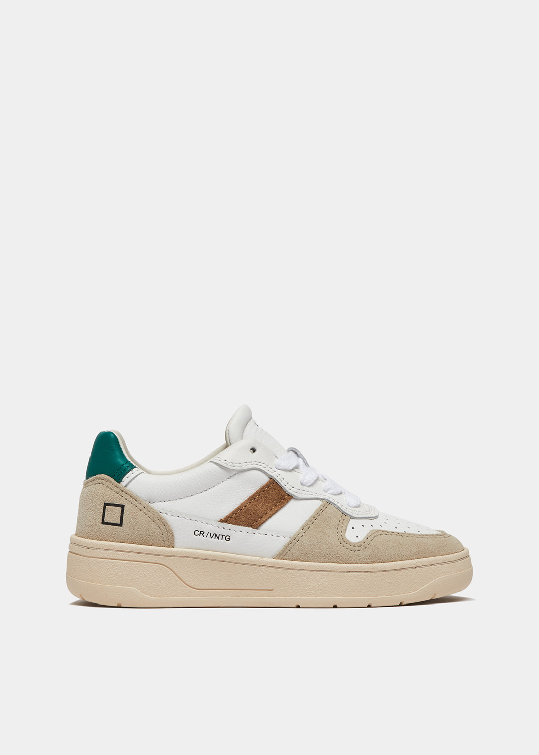 D.A.T.E.: COURT 2.0 VINTAGE CALF WHITE-GREEN 2