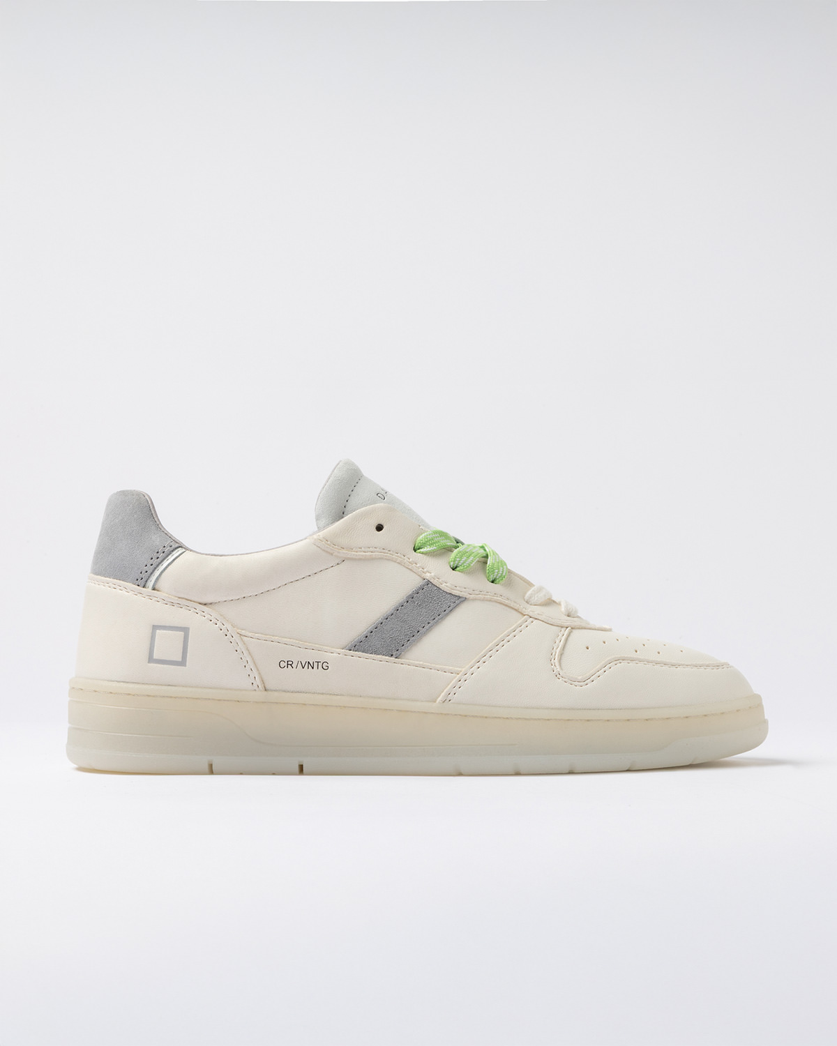 D.A.T.E.: COURT 2.0 VINTAGE CALF WHITE-GREY