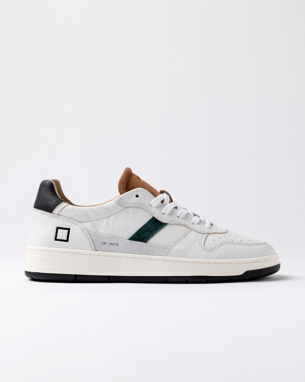 D.A.T.E.: COURT 2.0 VINTAGE WHITE-CUOIO