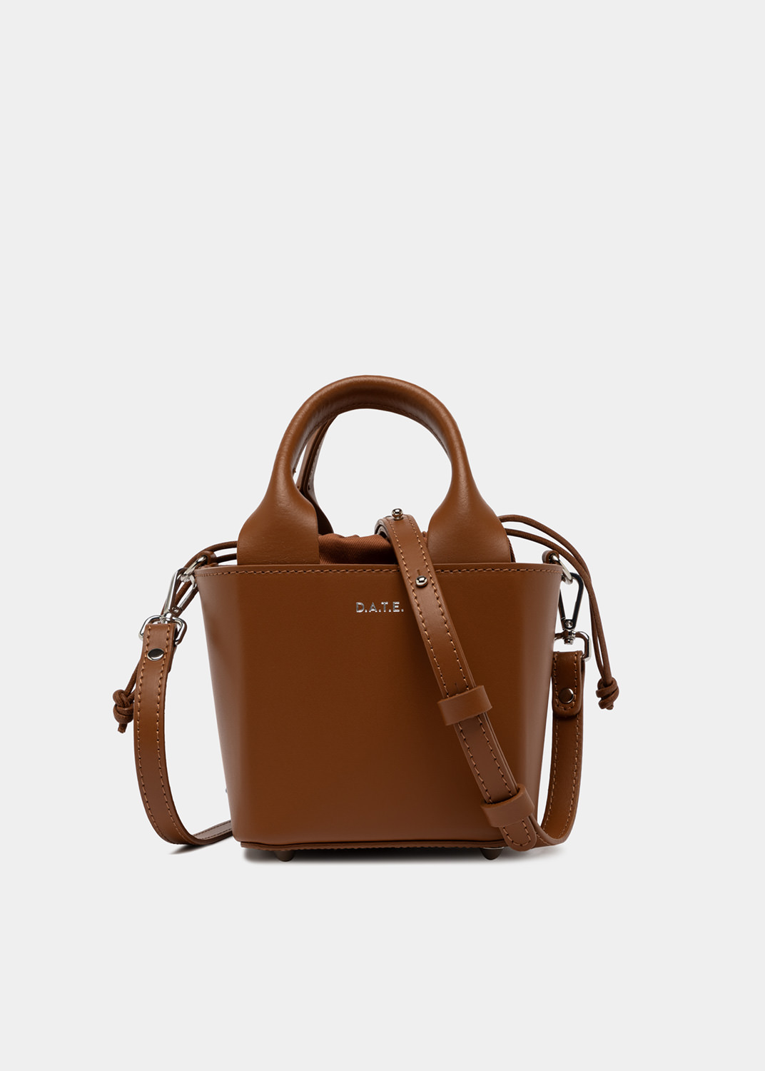 D.A.T.E.: CUBO BAG LEATHER CUOIO