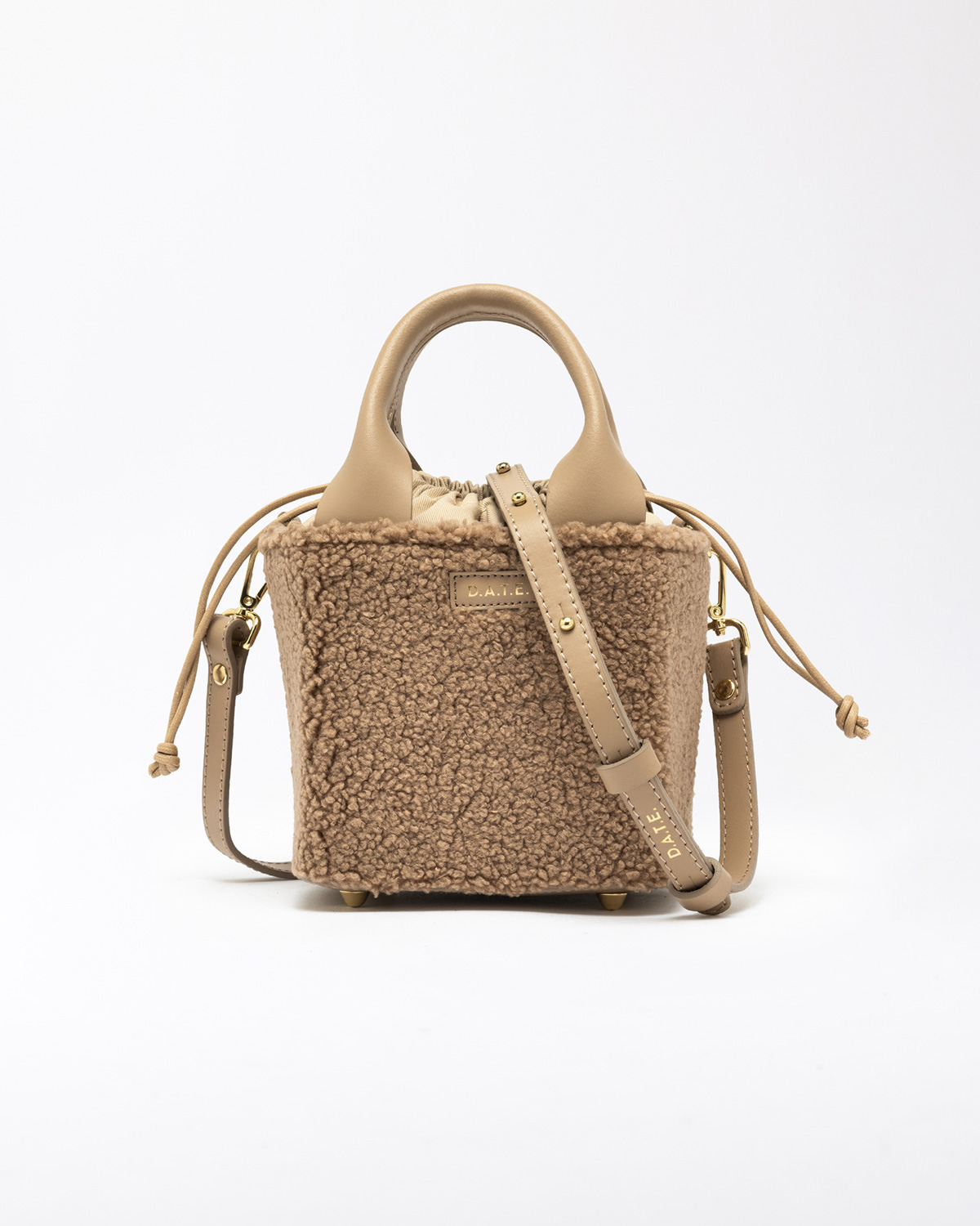 D.A.T.E.: CUBO BAG TEDDY BEIGE