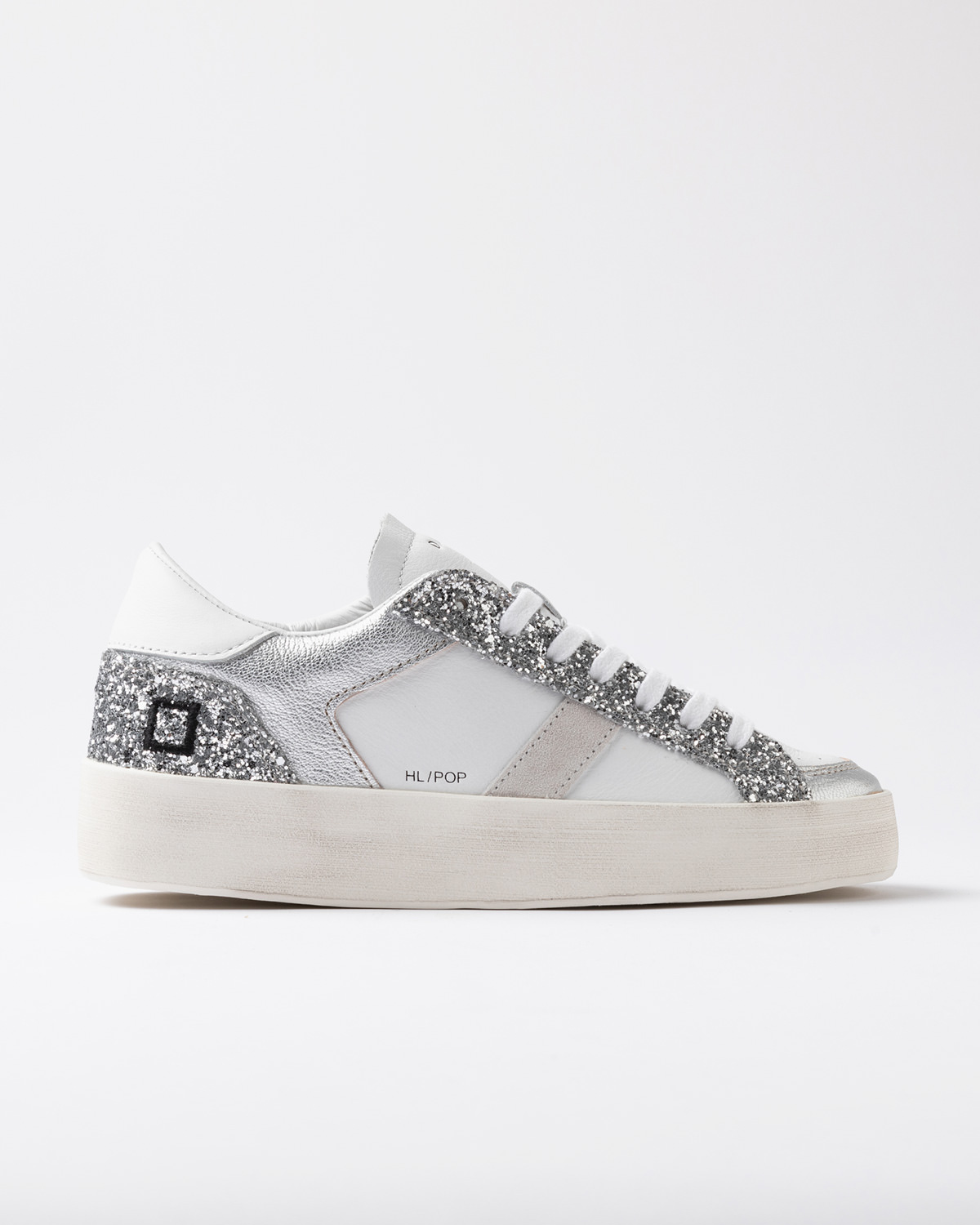 D.A.T.E.: HILL HALF POP WHITE-SILVER