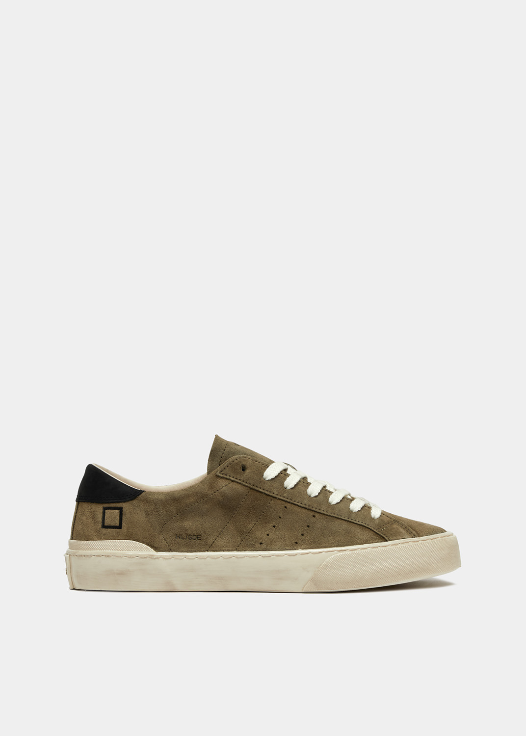 D.A.T.E.: HILL LOW SUEDE ARMY