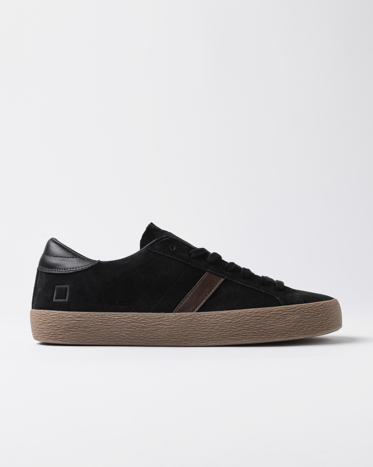 D.A.T.E.: HILL LOW SUEDE BLACK