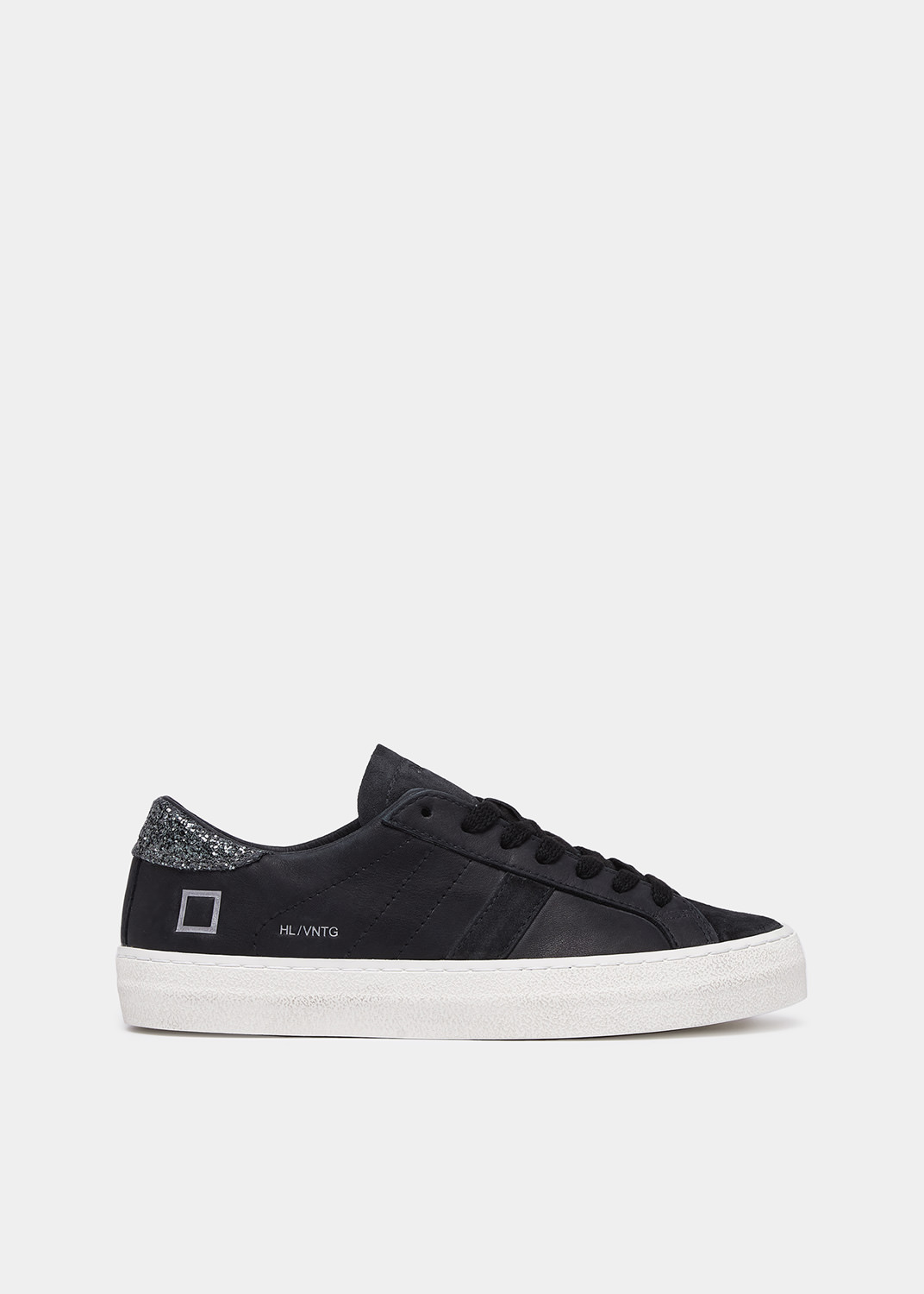 D.A.T.E.: HILL LOW VINTAGE CALF BLACK