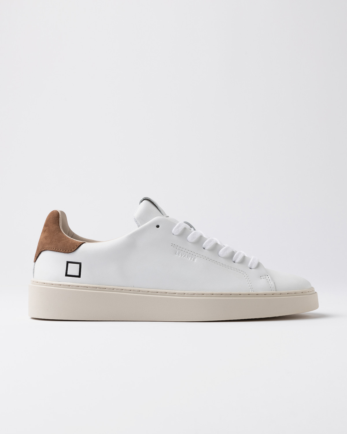 D.A.T.E.: LEVANTE CALF WHITE-BROWN