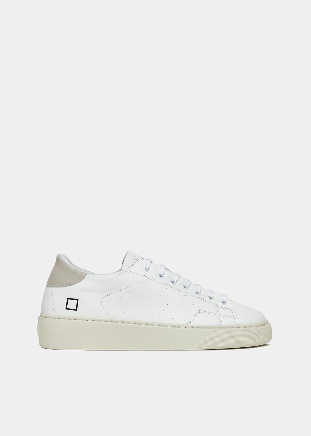 D.A.T.E.: LEVANTE CALF WHITE-GRAY