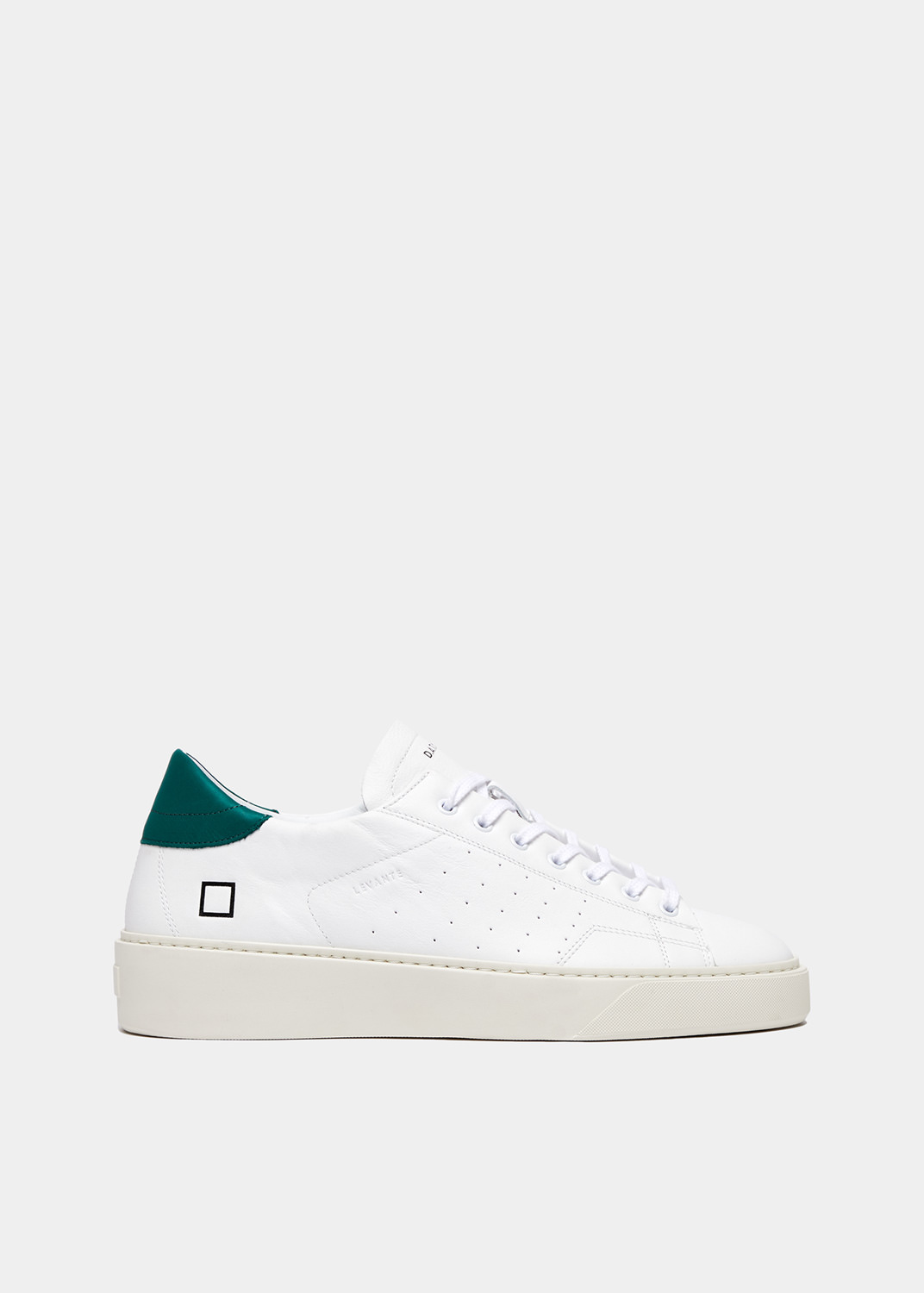 D.A.T.E.: LEVANTE CALF WHITE-GREEN