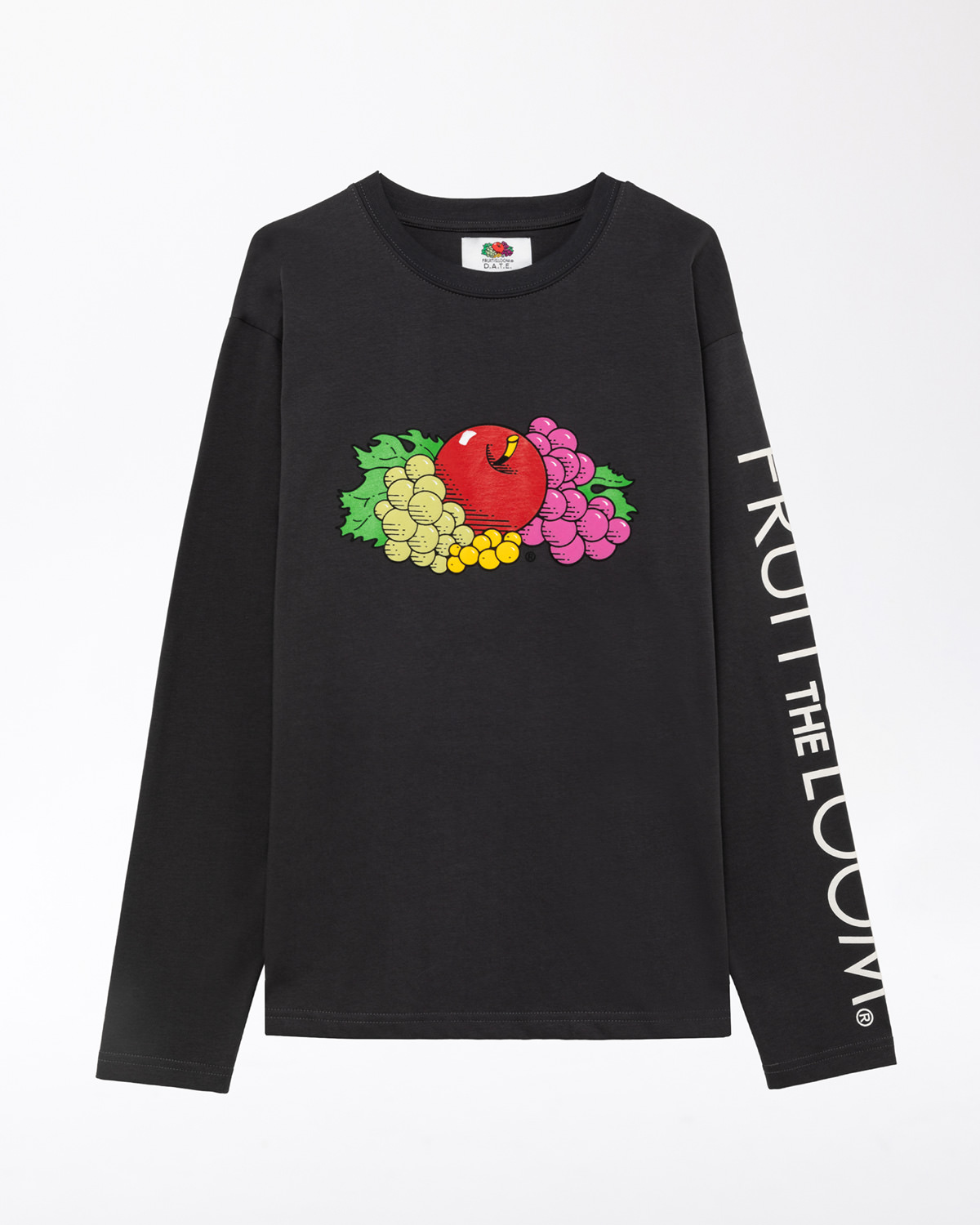 D.A.T.E.: LONG SLEEVE FRUIT ANTHRACITE