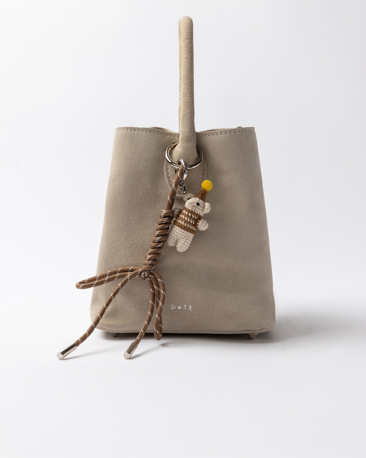 D.A.T.E.: PANIERE BAG SUEDE BEIGE