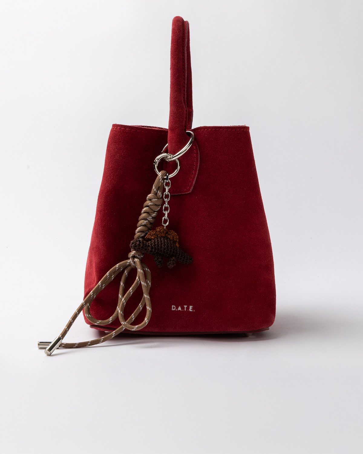 D.A.T.E.: PANIERE BAG SUEDE RED