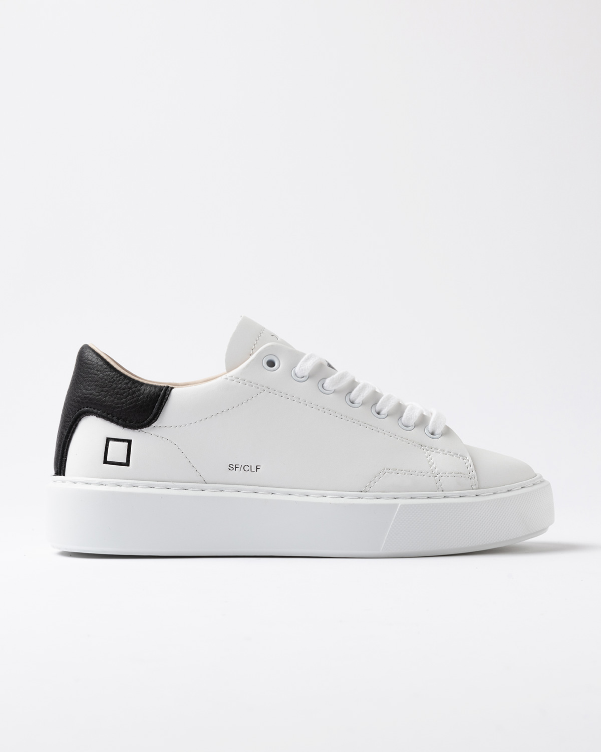 D.A.T.E.: SFERA CALF WHITE-BLACK