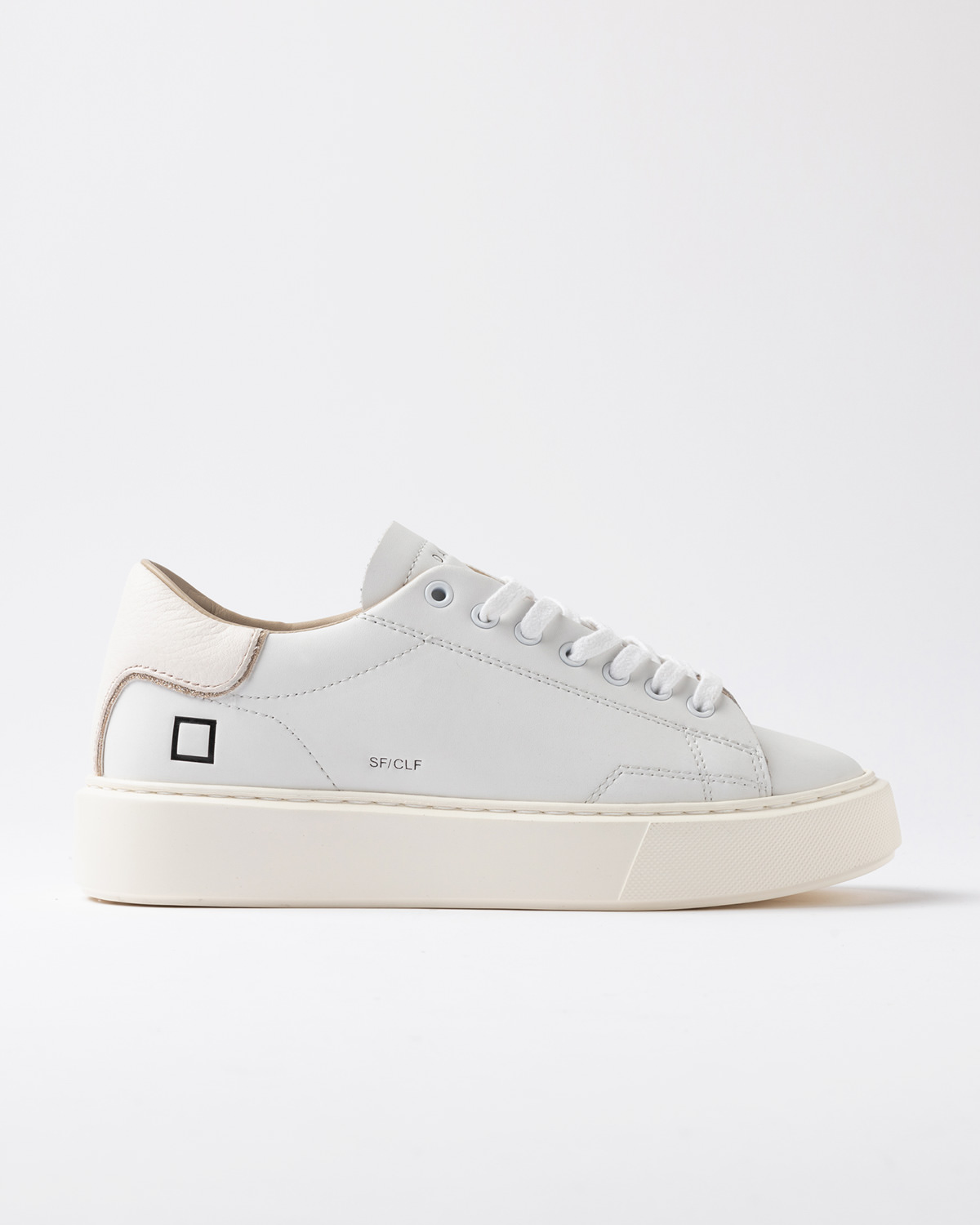 D.A.T.E.: SFERA CALF WHITE-MILK