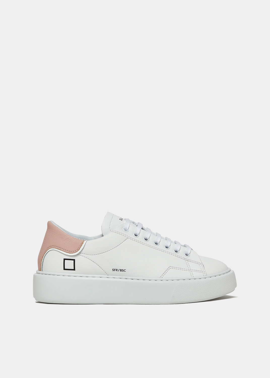 D.A.T.E.: SFERA CALF WHITE-PINK