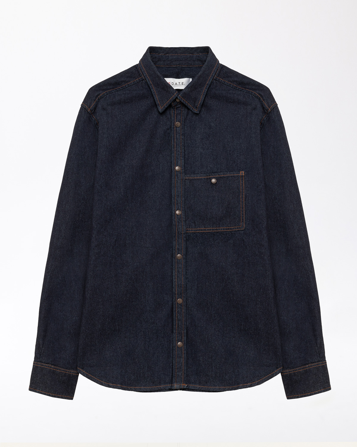 D.A.T.E.: SHIRT DENIM BLUE
