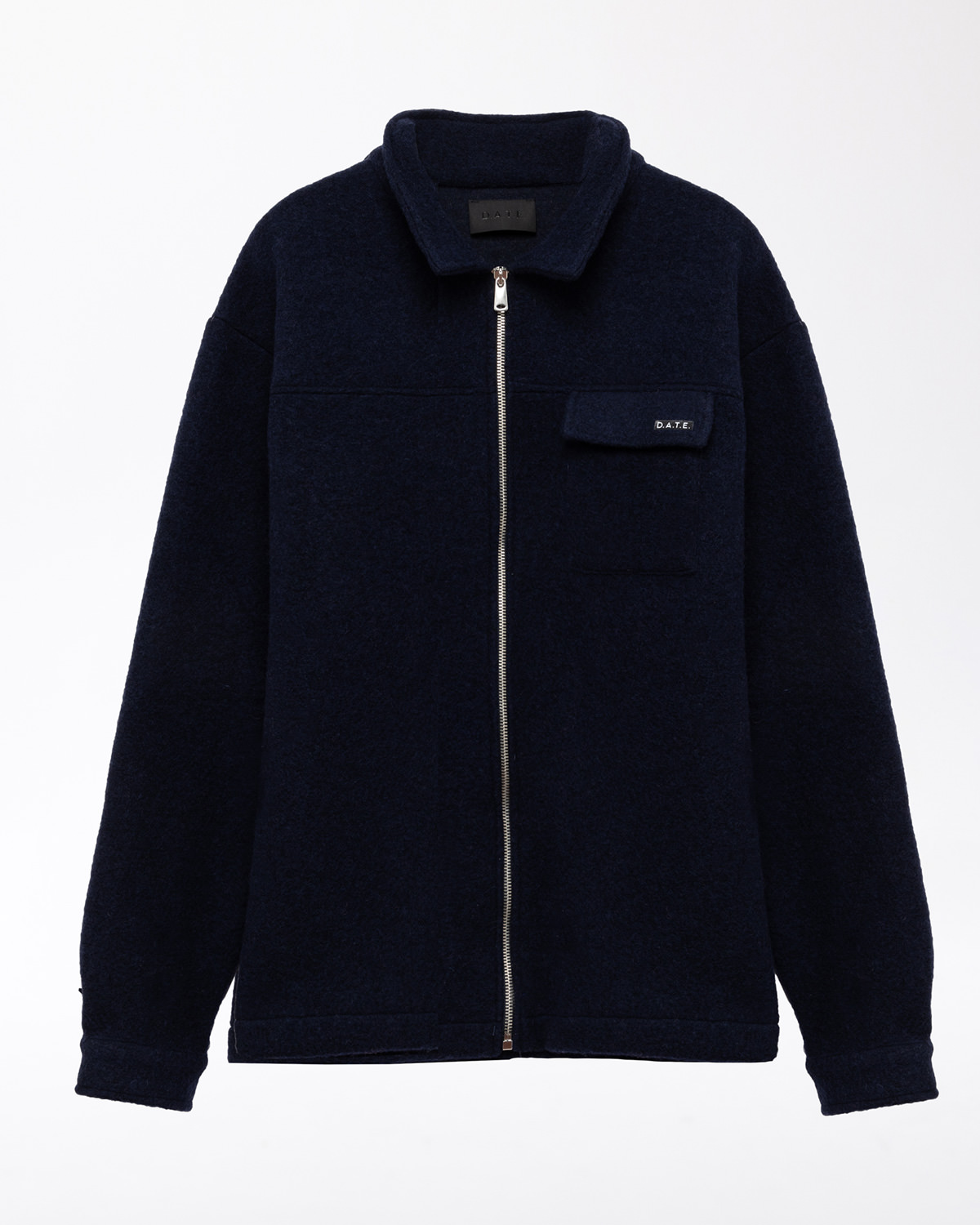 D.A.T.E.: SHIRT JACKET BASIC BLUE