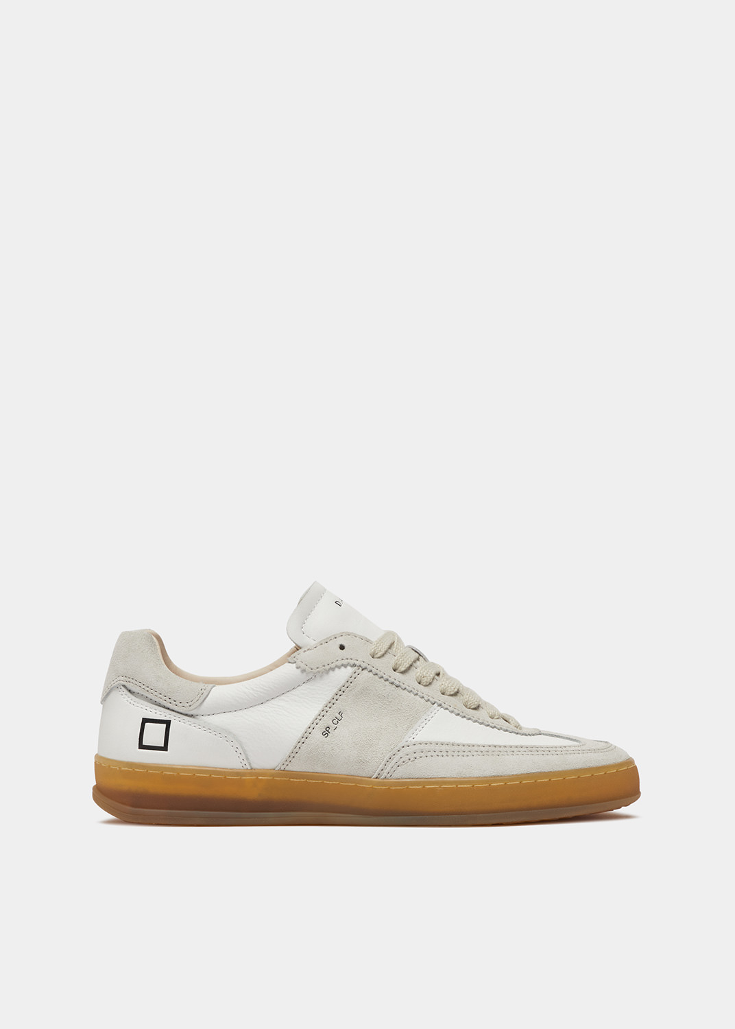 D.A.T.E.: SPORTY CALF WHITE