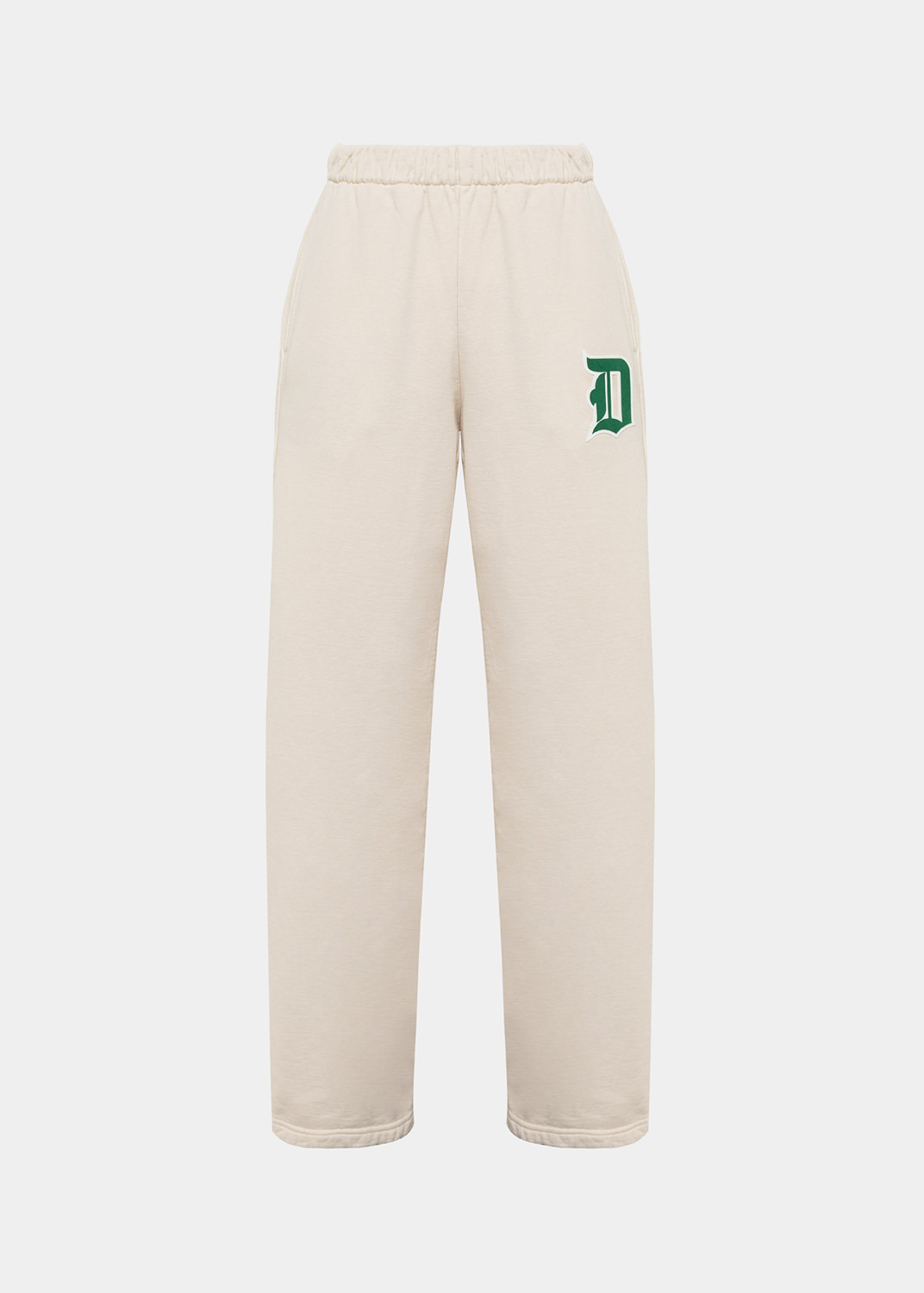 D.A.T.E.: SWEATPANTS LETTER IVORY