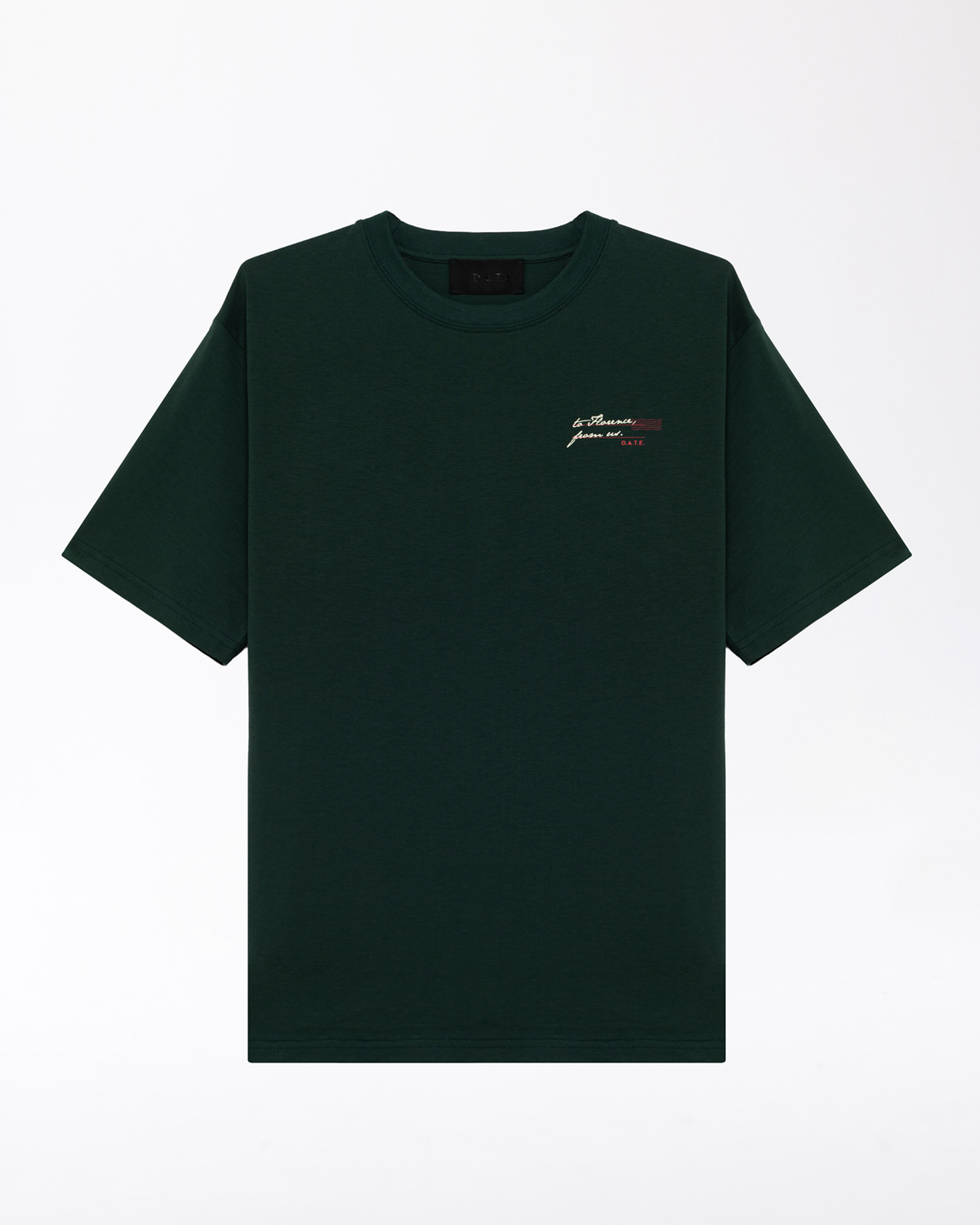 D.A.T.E.: T-SHIRT FRANCOBOLLO GREEN