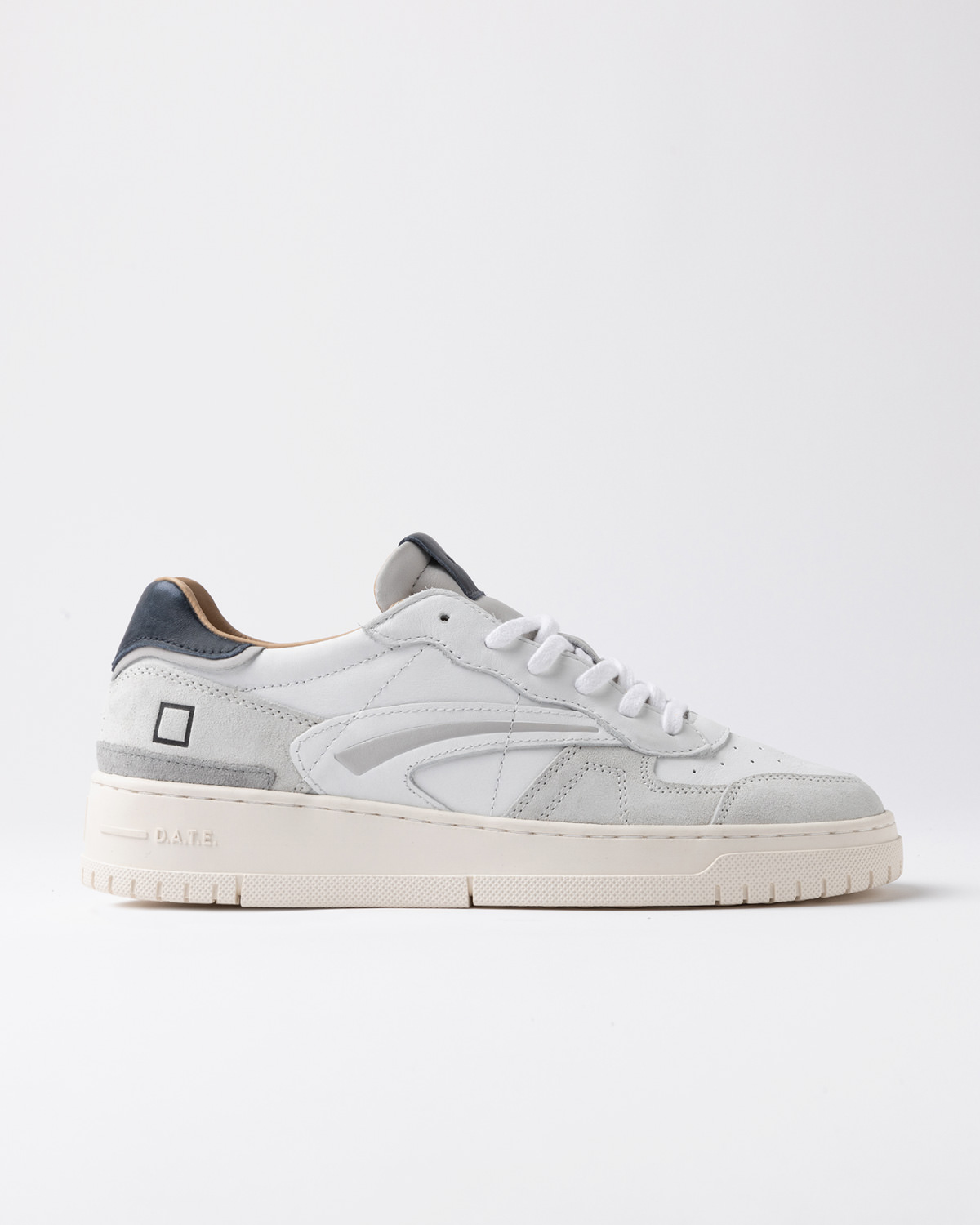 D.A.T.E.: TORNEO PURE VINTAGE CALF WHITE-BLUE
