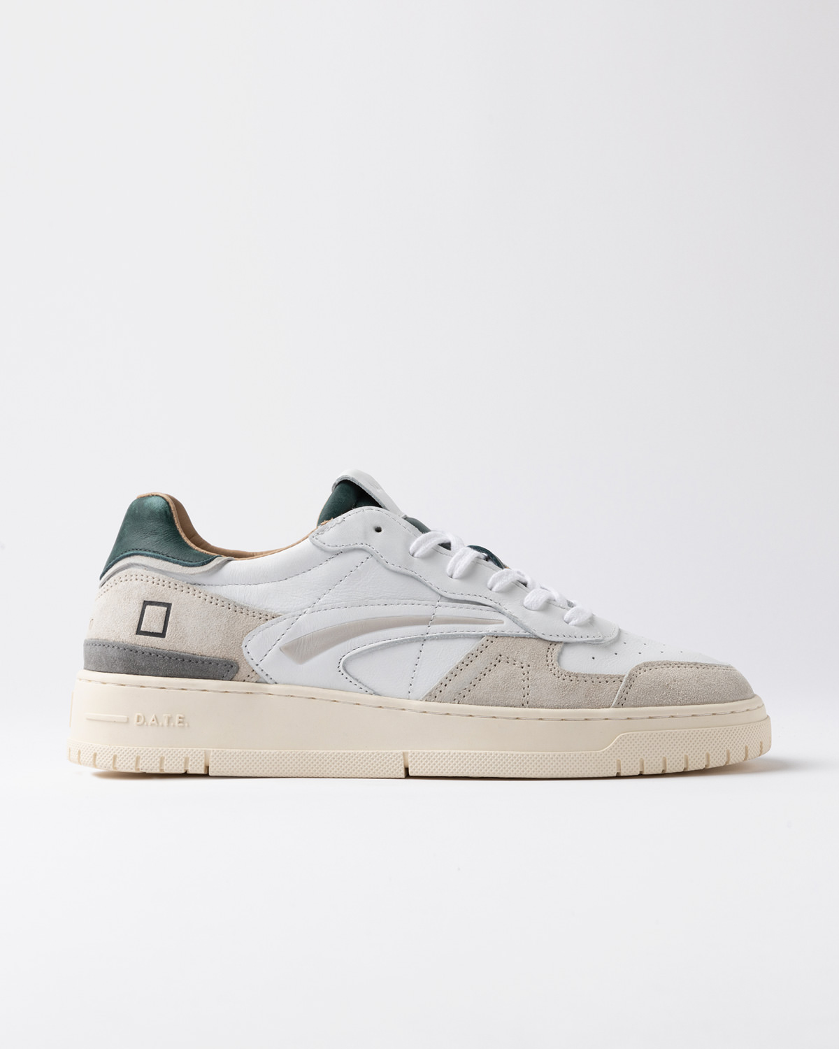 D.A.T.E.: TORNEO PURE VINTAGE CALF WHITE-GREEN