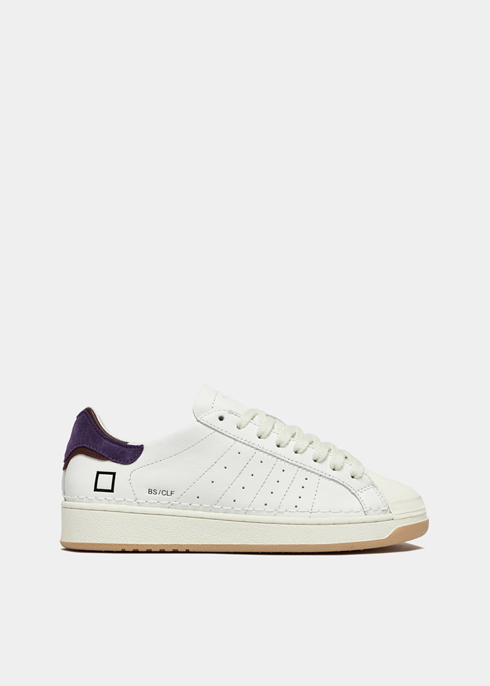 D.A.T.E.: BASE CALF WHITE-PURPLE