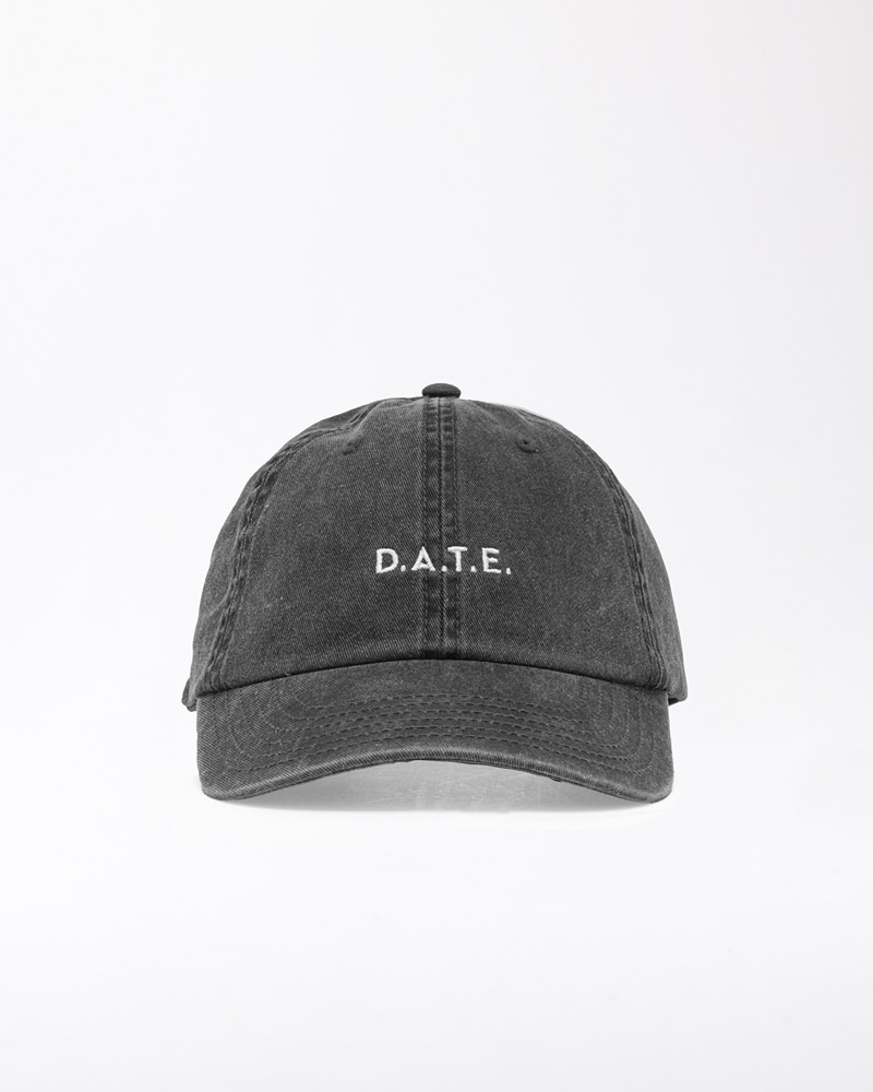 DATE BASEBALL CAP BASIC BLACK