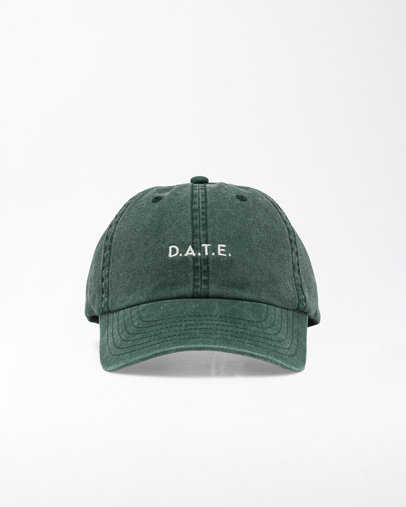 DATE BASEBALL CAP BASIC GREEN