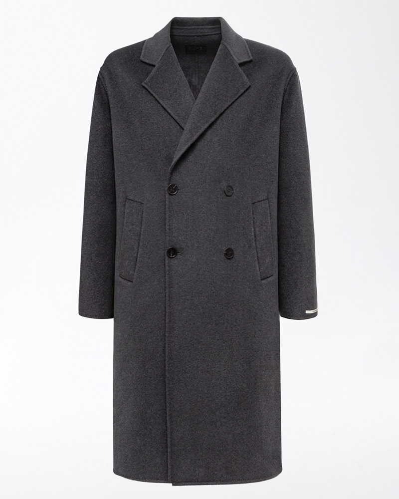 D.A.T.E.: COAT WOOL GREY