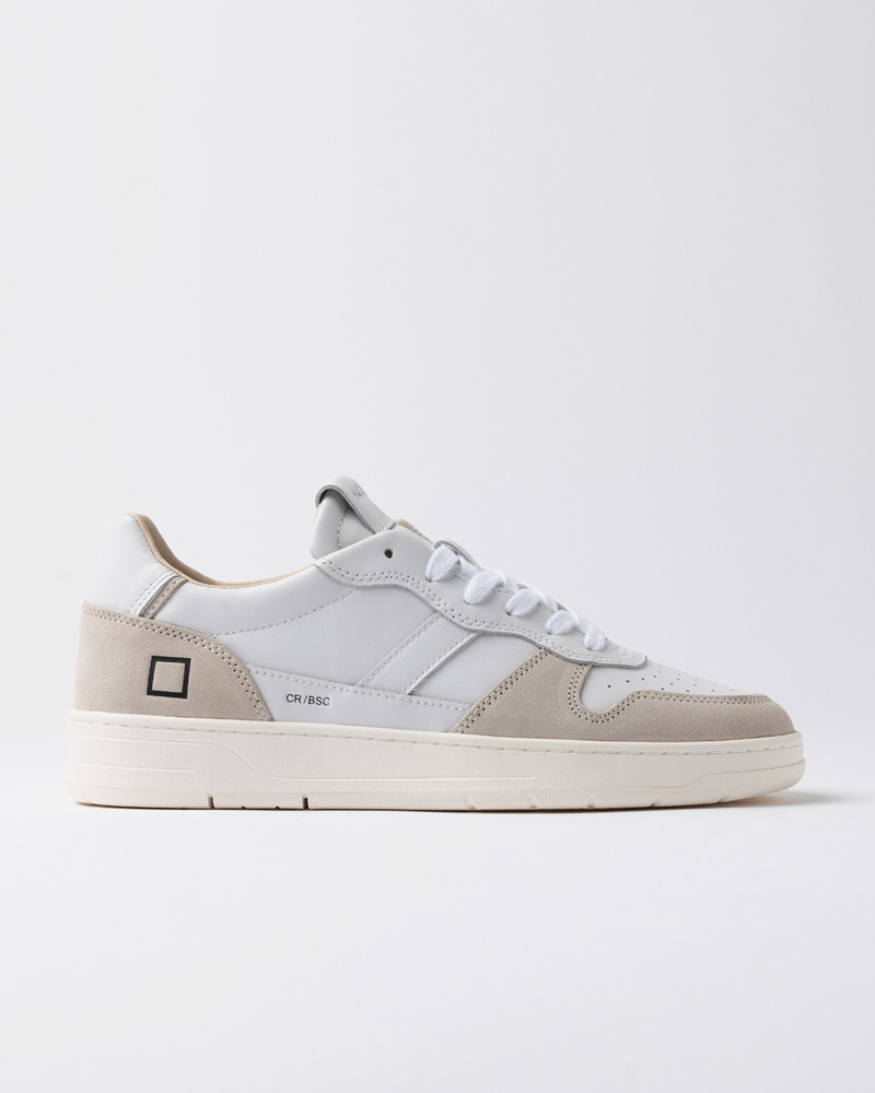 D.A.T.E.: COURT 2.0 BASIC WHITE-BEIGE