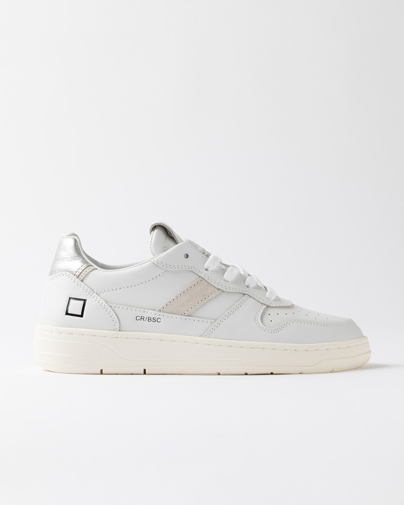 D.A.T.E.: COURT 2.0 BASIC WHITE-SILVER