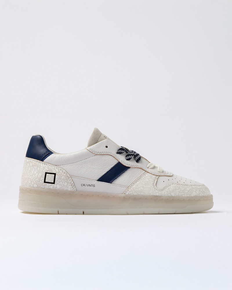 D.A.T.E.: COURT 2.0 NATURAL WHITE-BLUE
