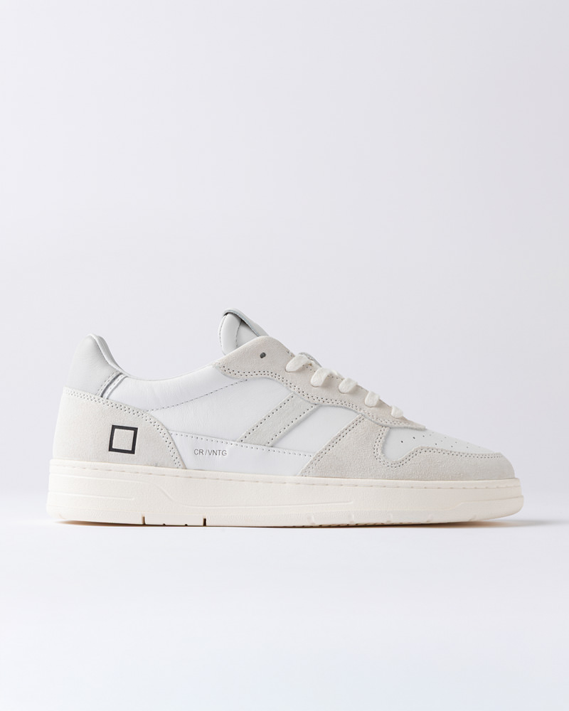 D.A.T.E.: COURT 2.0 VINTAGE CALF WHITE