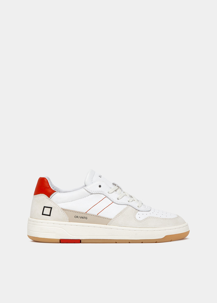 DATE COURT 2.0 VINTAGE CALF WHITE-CORAL