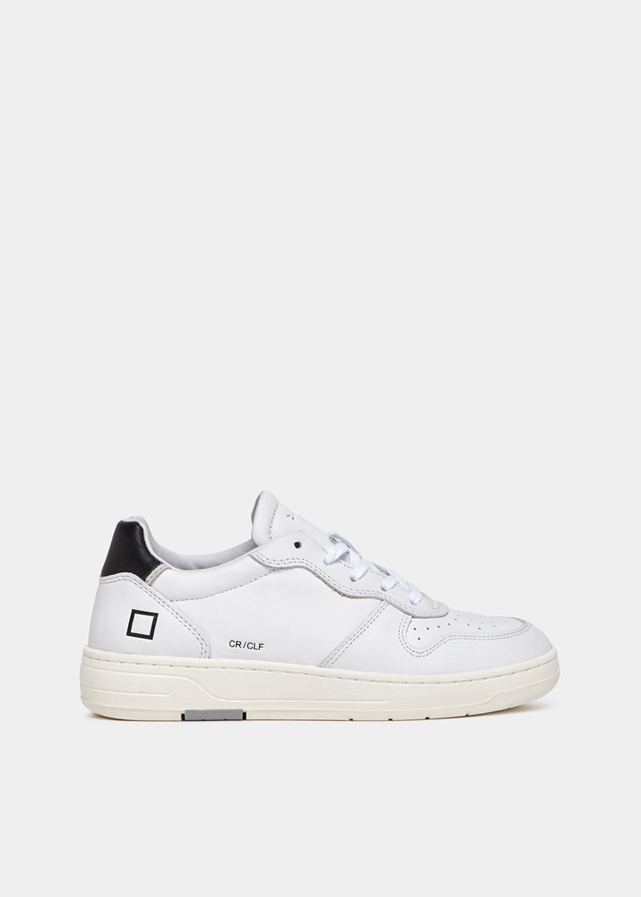 D.A.T.E.: COURT CALF WHITE-BLACK