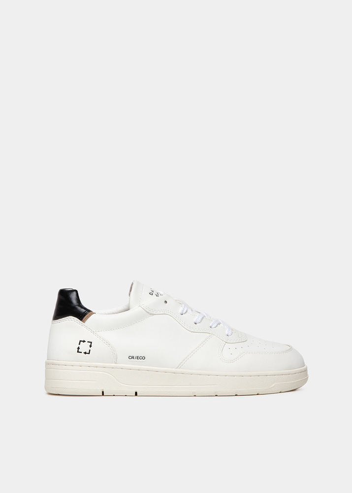 D.A.T.E.: COURT ECO VEGAN WHITE-BLACK