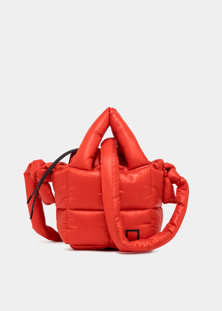 D.A.T.E.: CUBO BAG NYLON CORAL