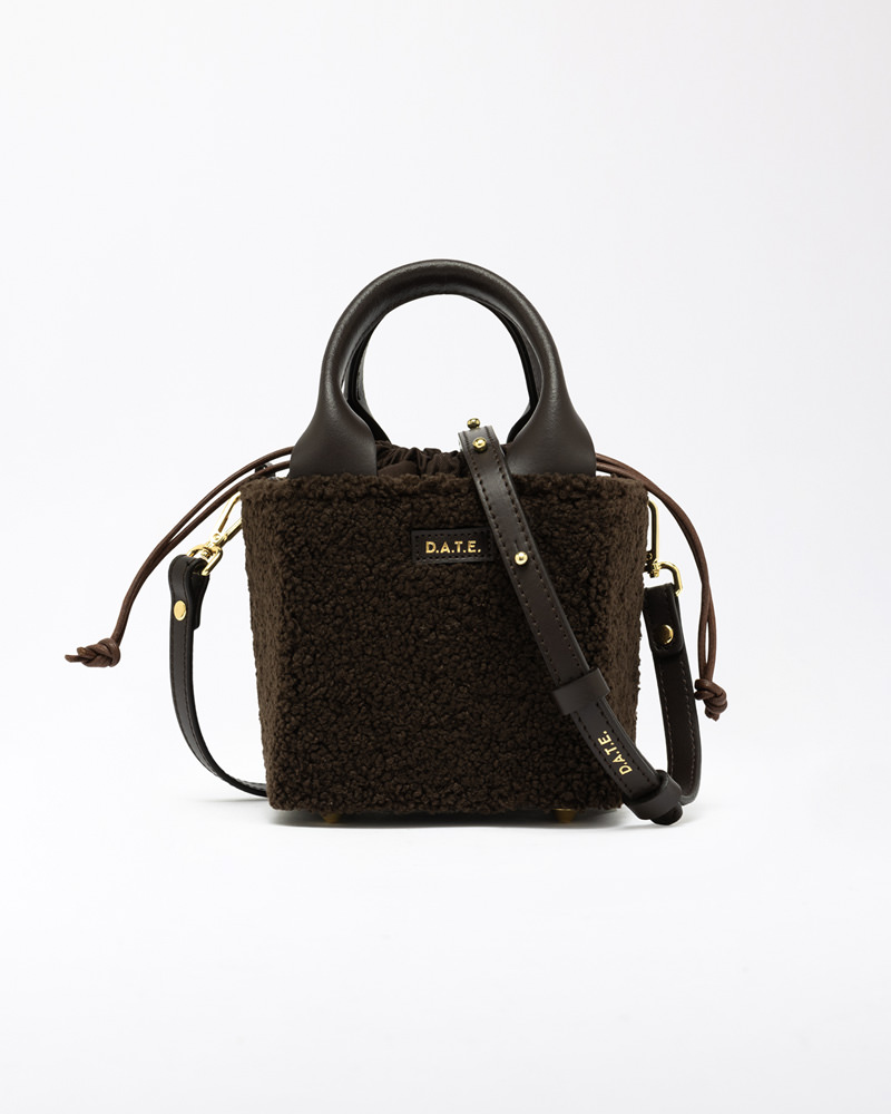 DATE CUBO BAG TEDDY CHOCOLATE
