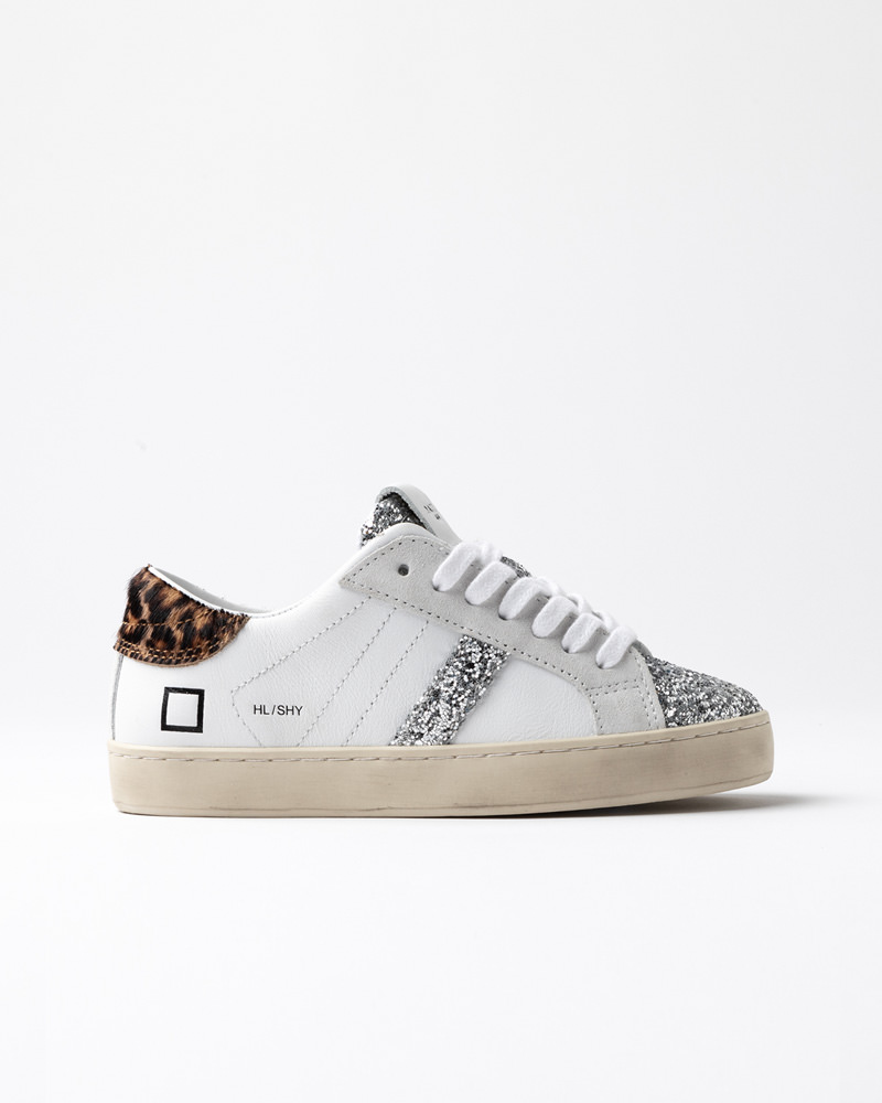 D.A.T.E.: HILL LOW 2 SHINY WHITE-LEOPARD