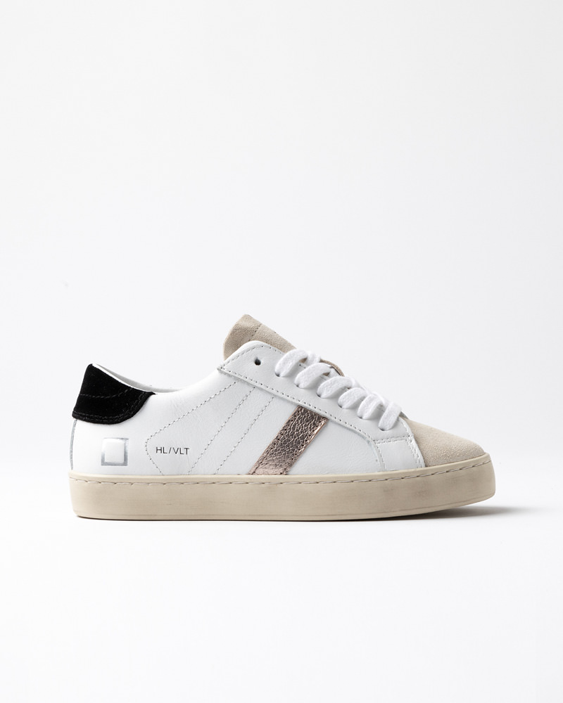 DATE HILL LOW 2 VELVET WHITE-BLACK