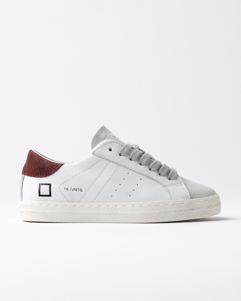 DATE HILL LOW 3 VINTAGE CALF WHITE-BORDEAUX