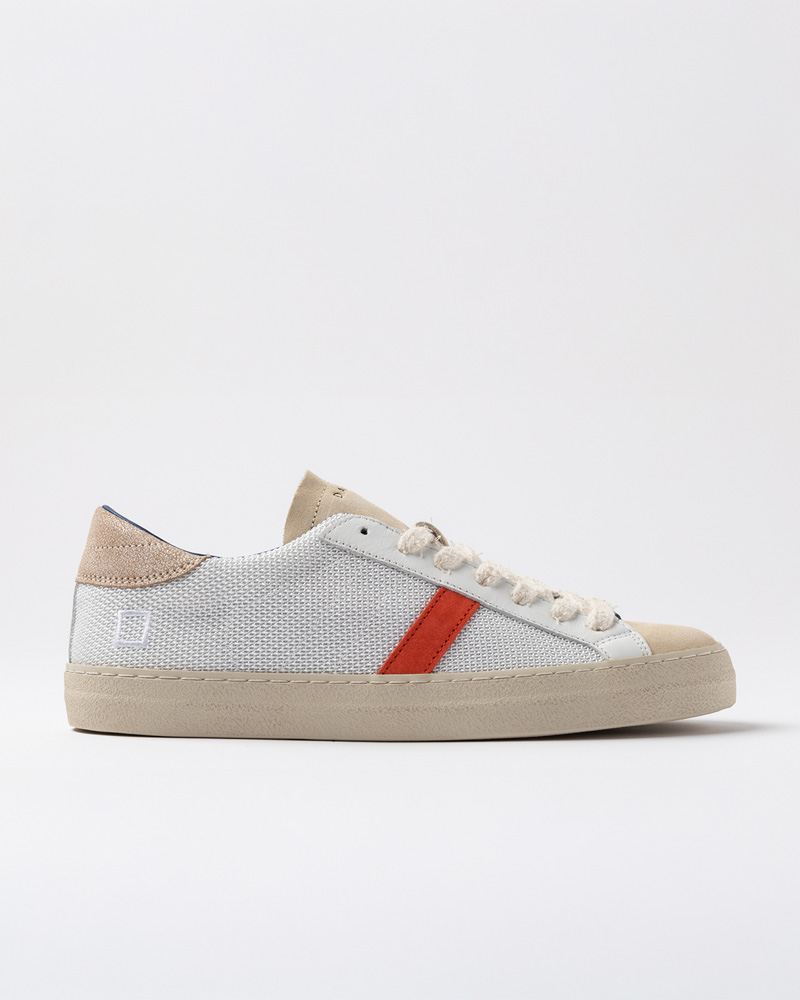 D.A.T.E.: HILL LOW ARGEGNO WHITE-ORANGE