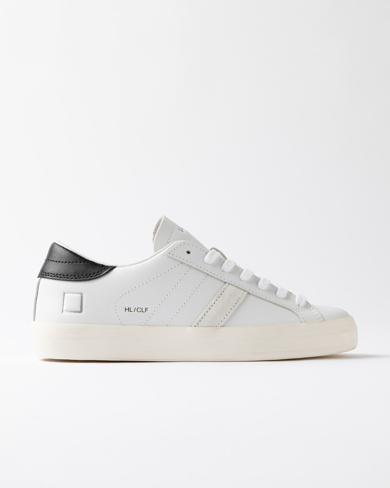 DATE HILL LOW CALF WHITE-BLACK
