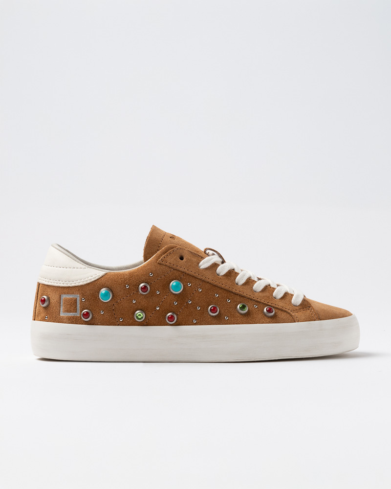 DATE HILL LOW STUDS CUOIO