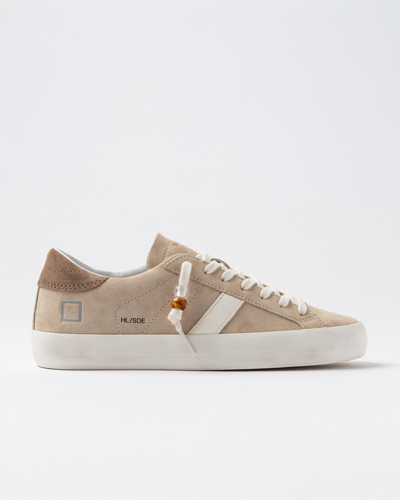 D.A.T.E.: HILL LOW SUEDE BEIGE